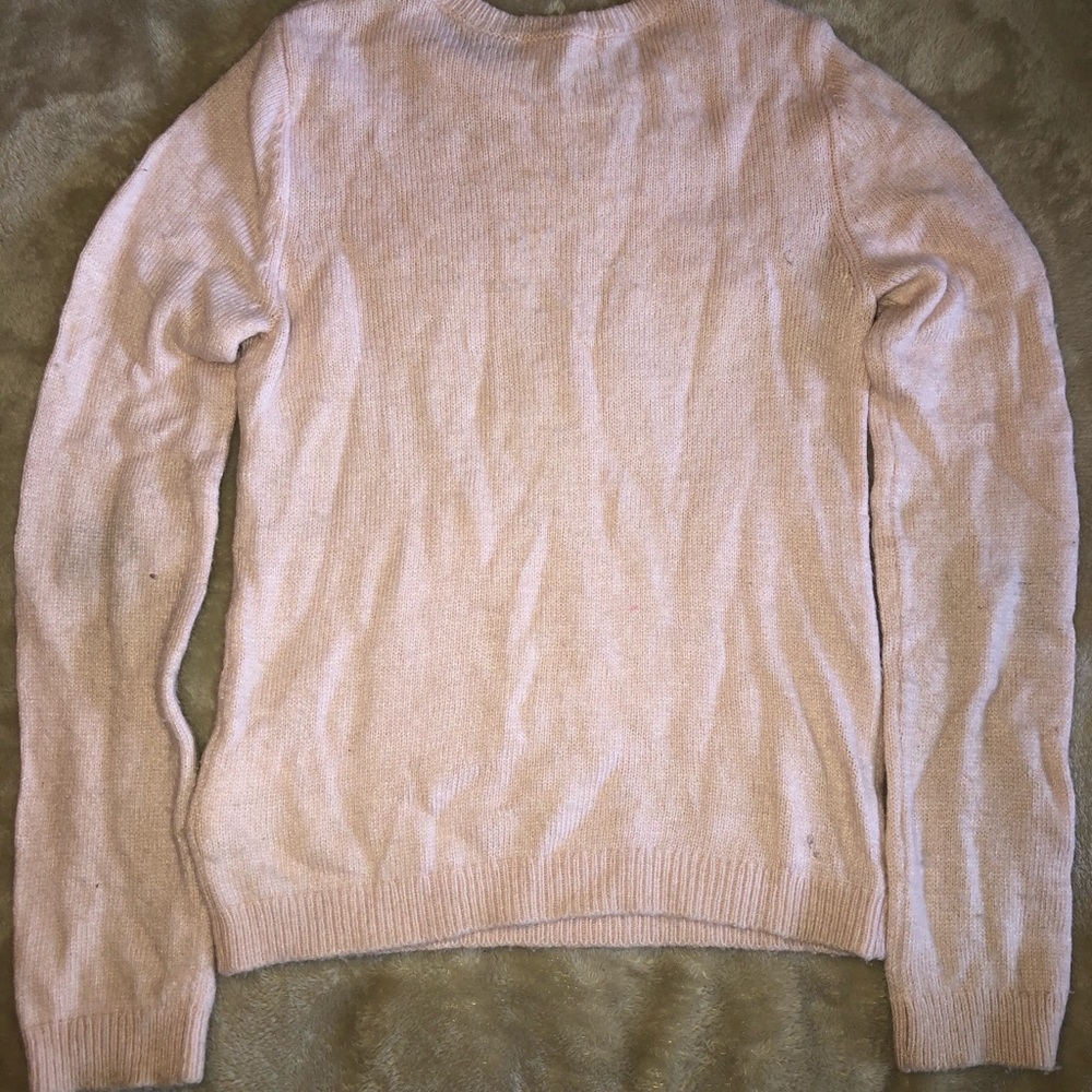 Sweater with Dots and Bow